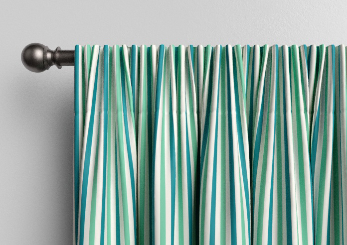 The British Stripe Co. Catherine, Blackpool No.1 - Made to Measure Curtains - Image 9